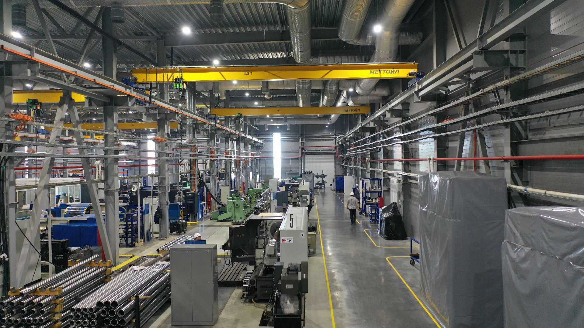 завод, нефть, металл,видео с коптера, экономика,