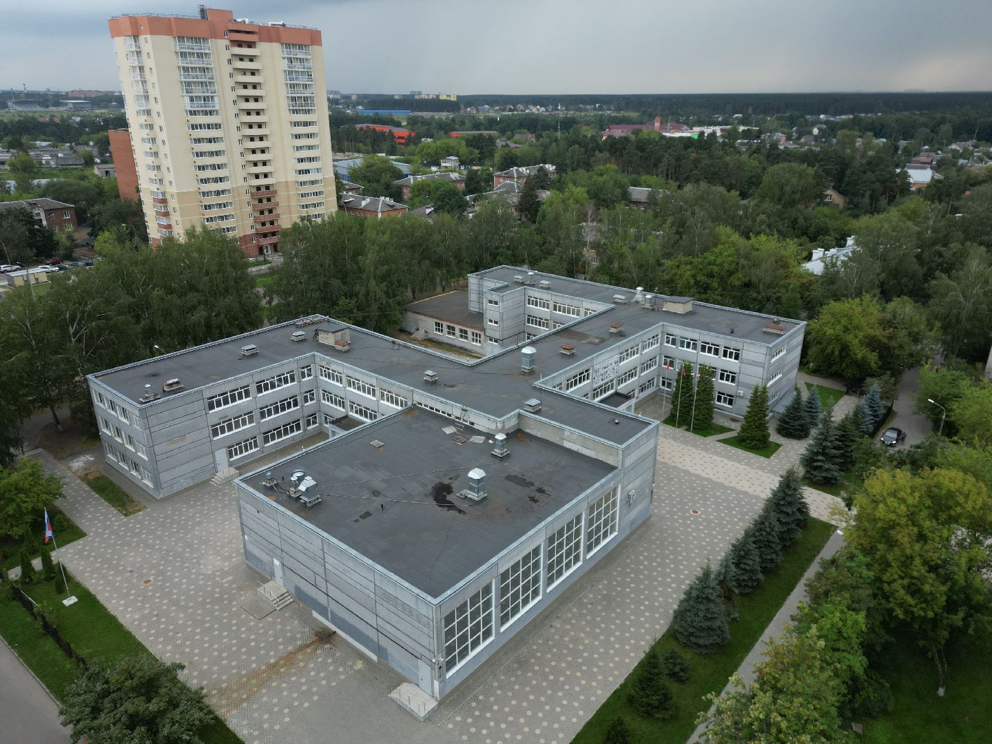 школа, образование,учеба, видео с коптера,