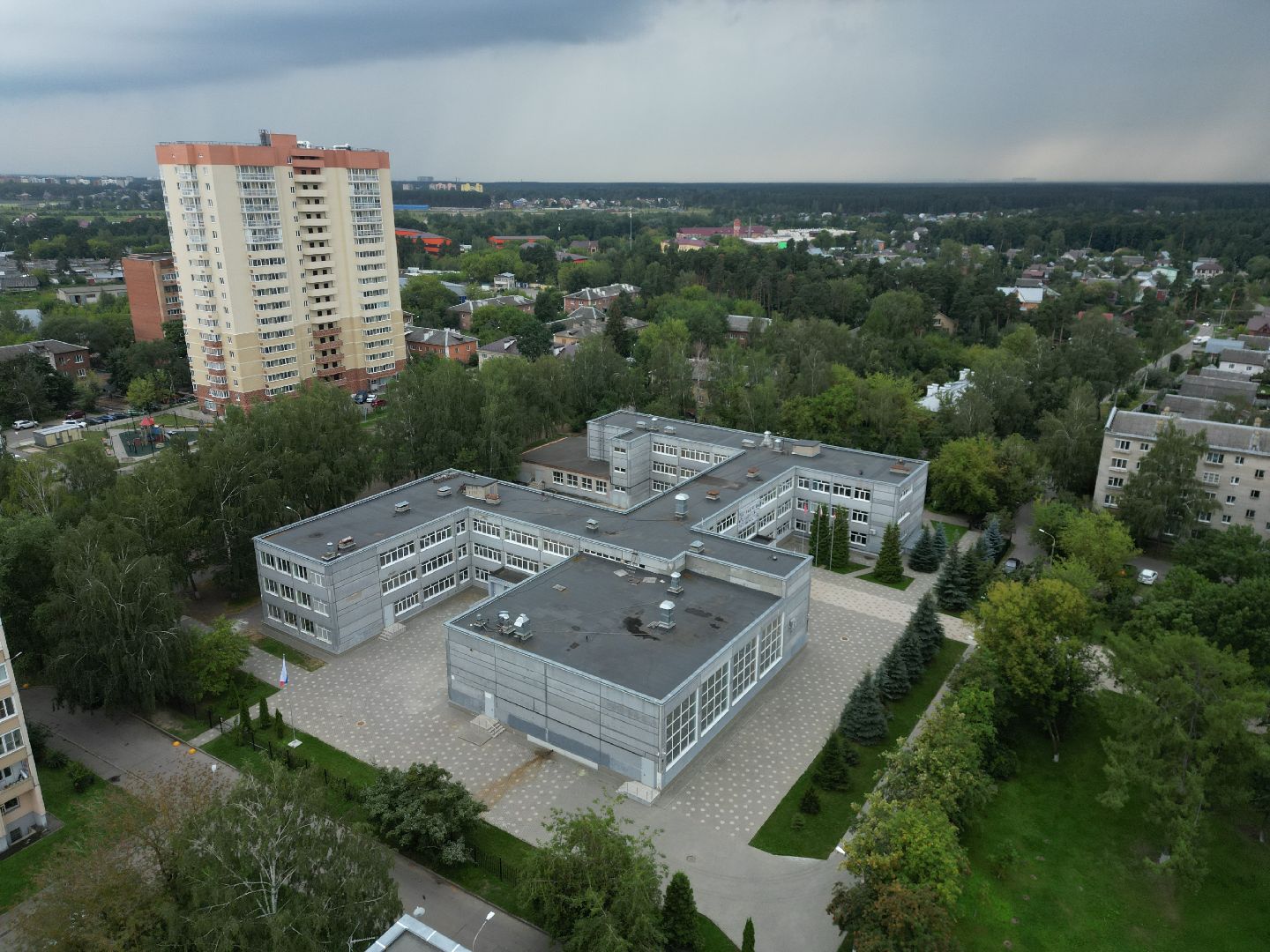 школа, образование,учеба, видео с коптера,