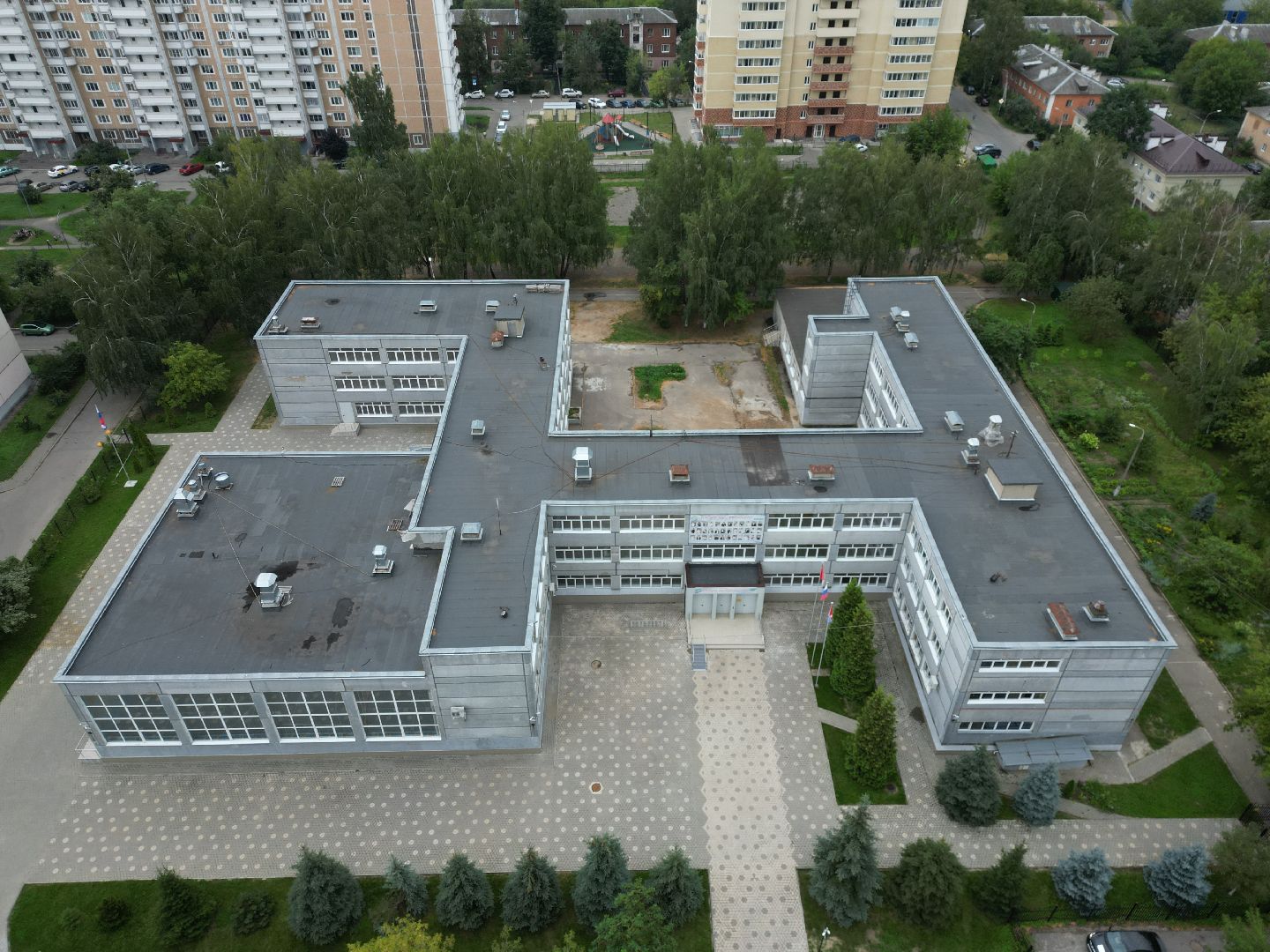 школа, образование,учеба, видео с коптера,