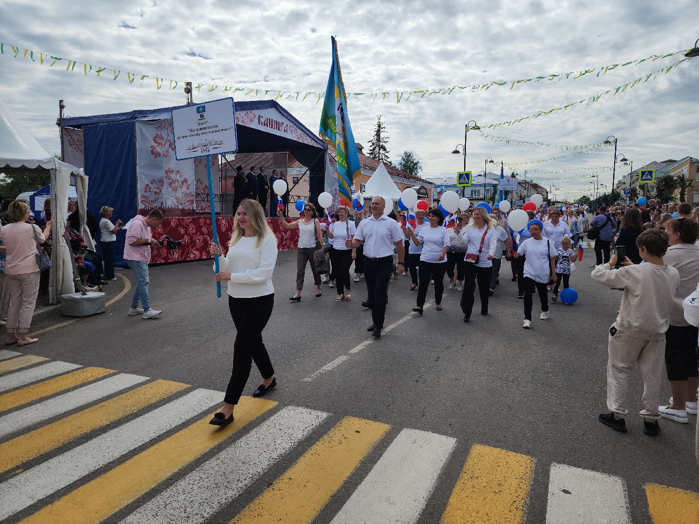 Кашира, День города, шествие, парад