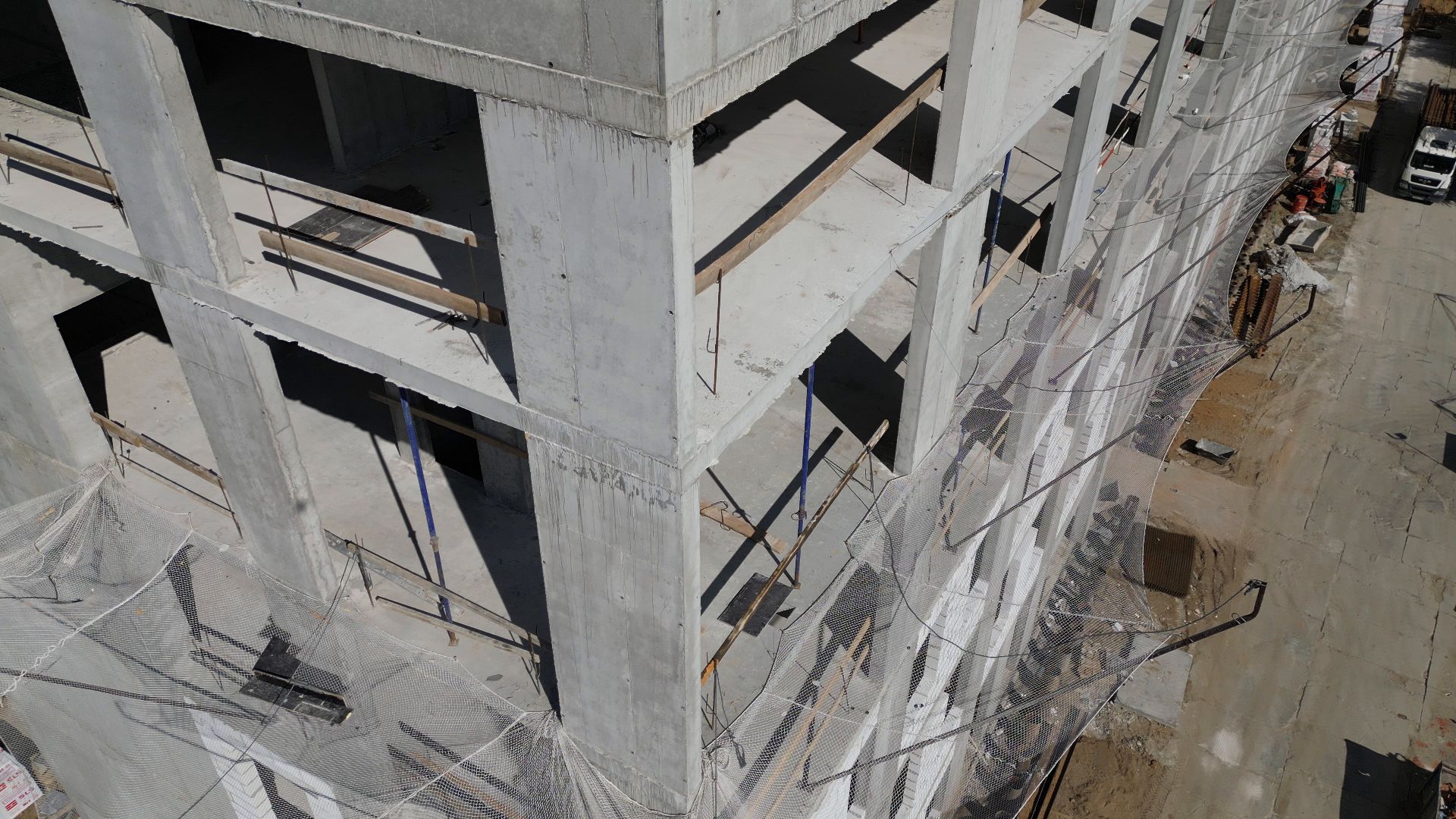 поликлиника, медицина,котельники, видео с коптера,