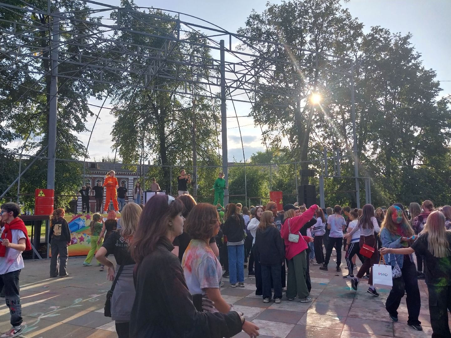 Коломна, фестиваль красок, лето