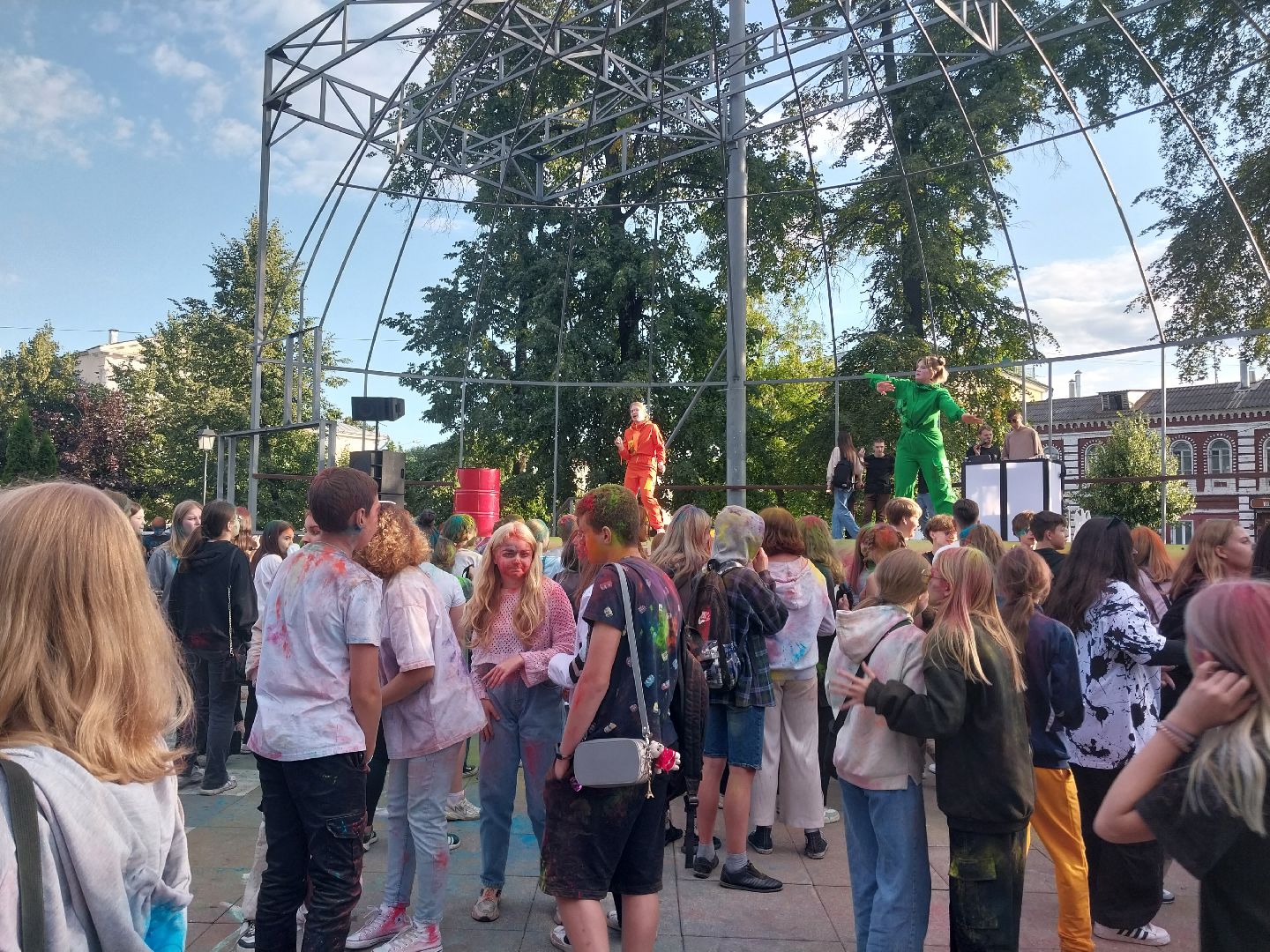 Коломна, фестиваль красок, лето