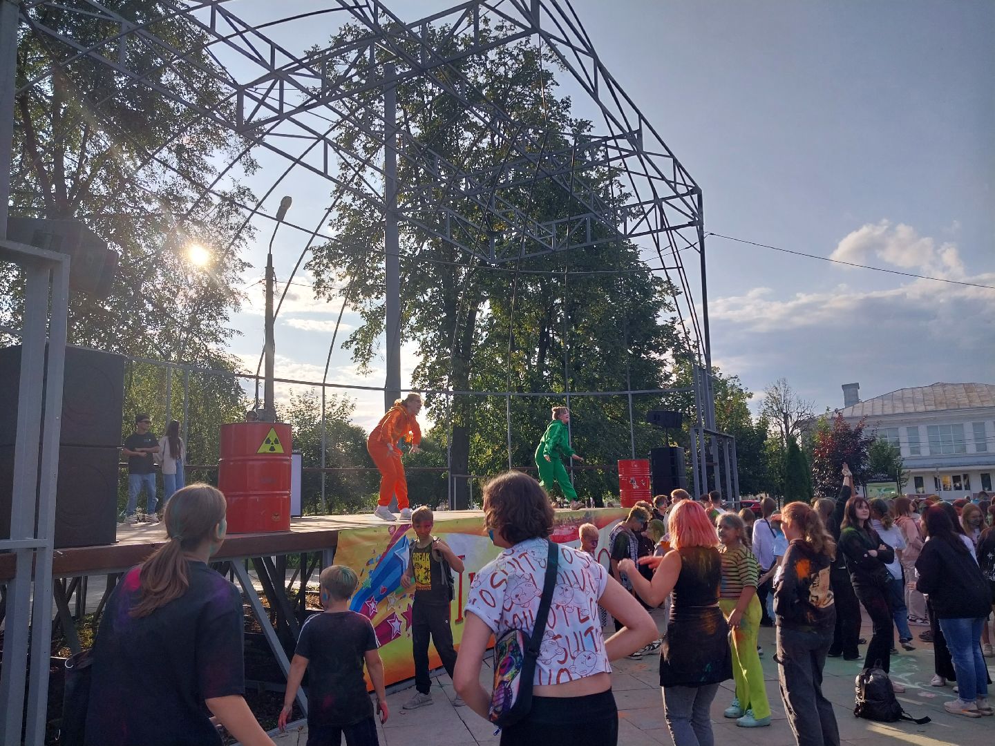 Коломна, фестиваль красок, лето