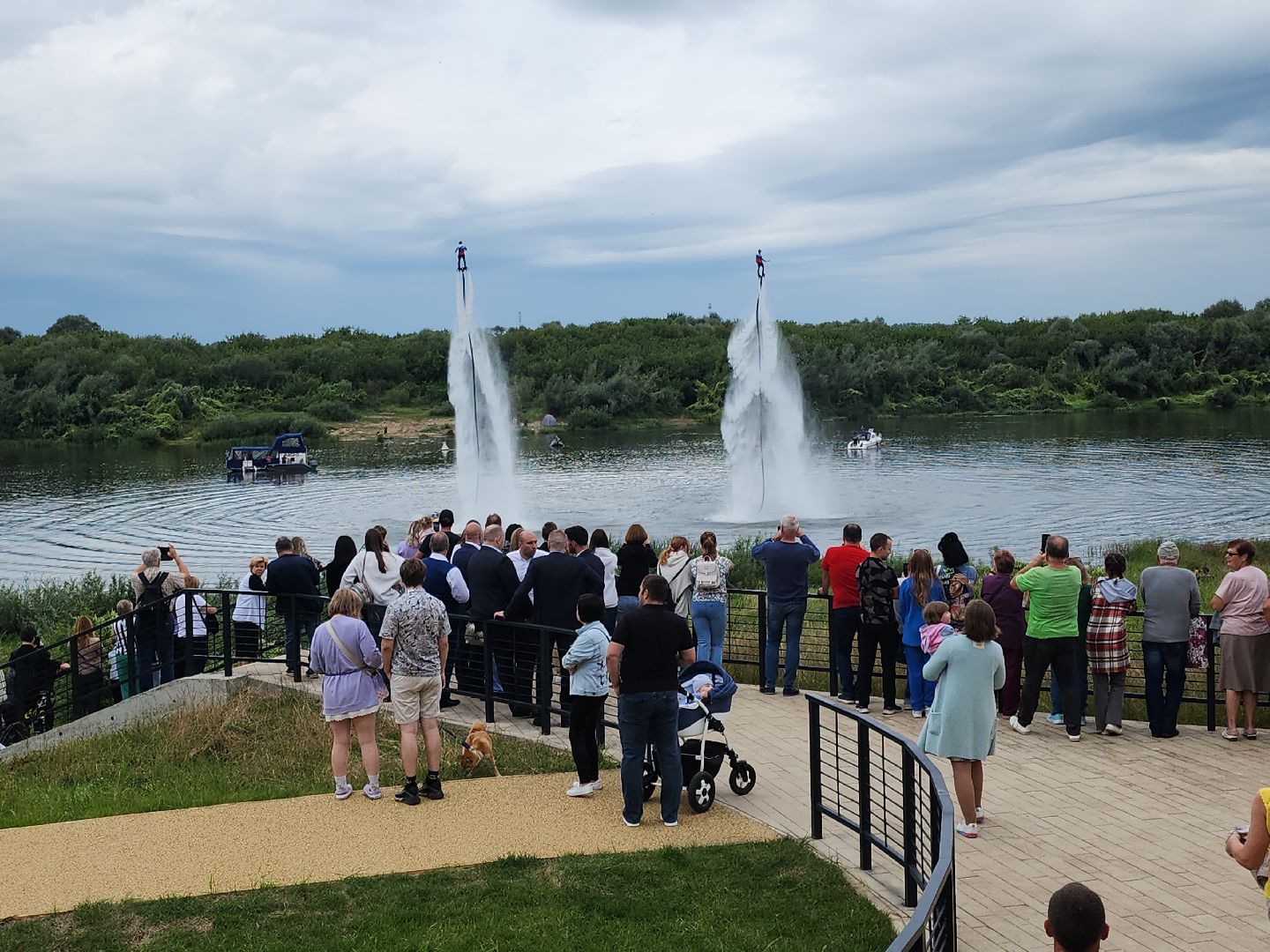 Кашира, День города, набережная, флайборд,