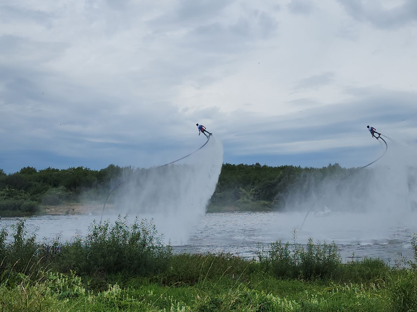 Кашира, День города, набережная, флайборд,