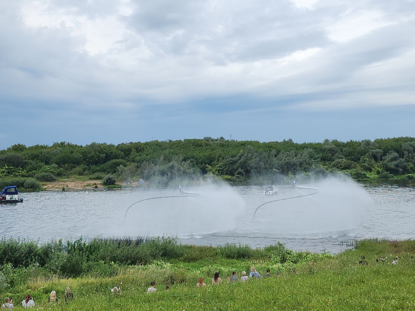 Кашира, День города, набережная, флайборд,