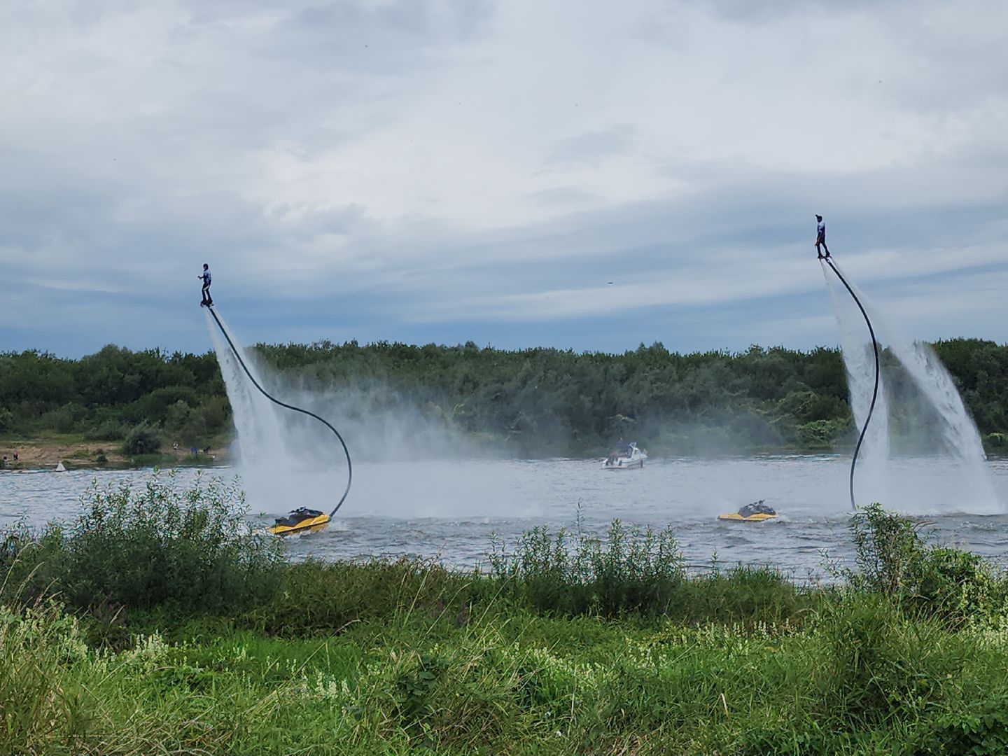 Кашира, День города, набережная, флайборд,