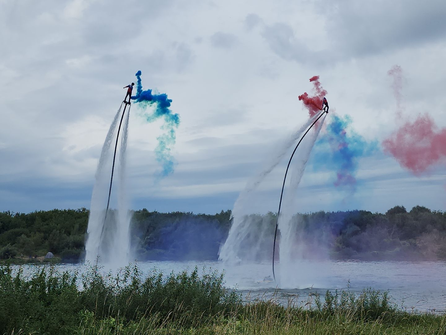 Кашира, День города, набережная, флайборд,