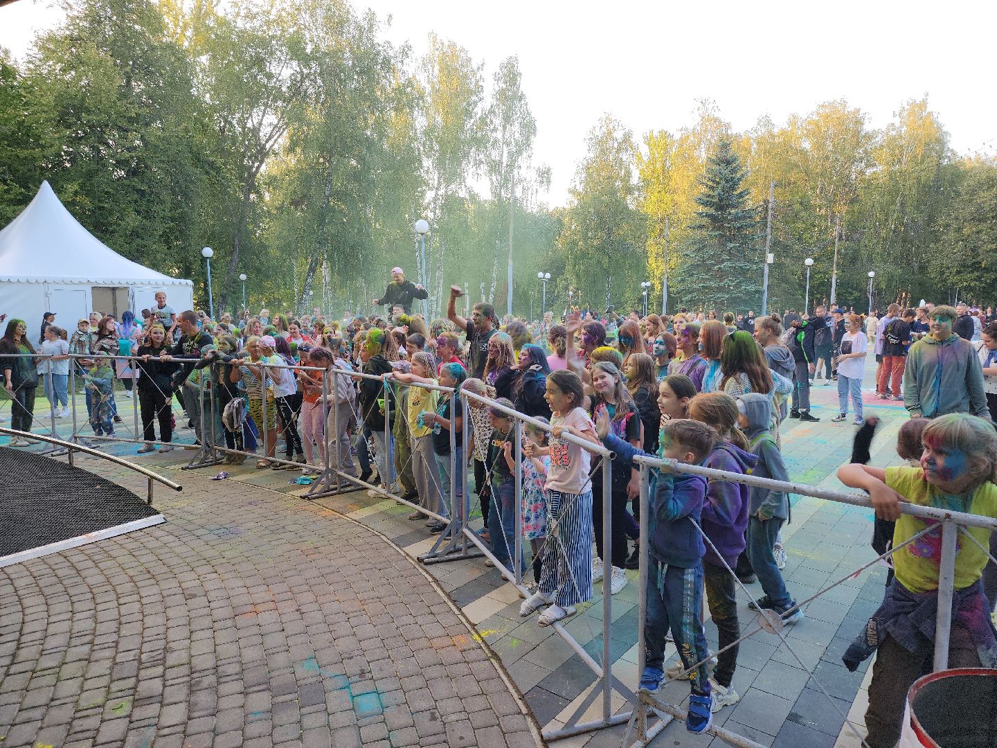 Кашира, фестиваль красок Холи, парк, праздник, дети