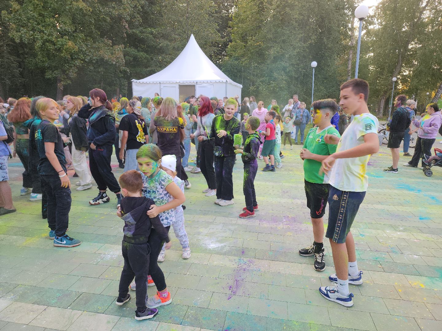 Кашира, фестиваль красок Холи, парк, праздник, дети