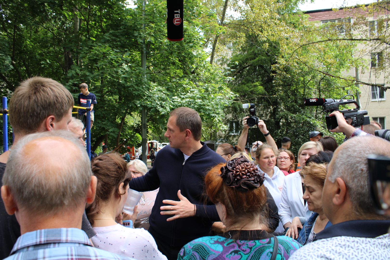 Красногорск, ЧП, глава администрации, пожар,жители