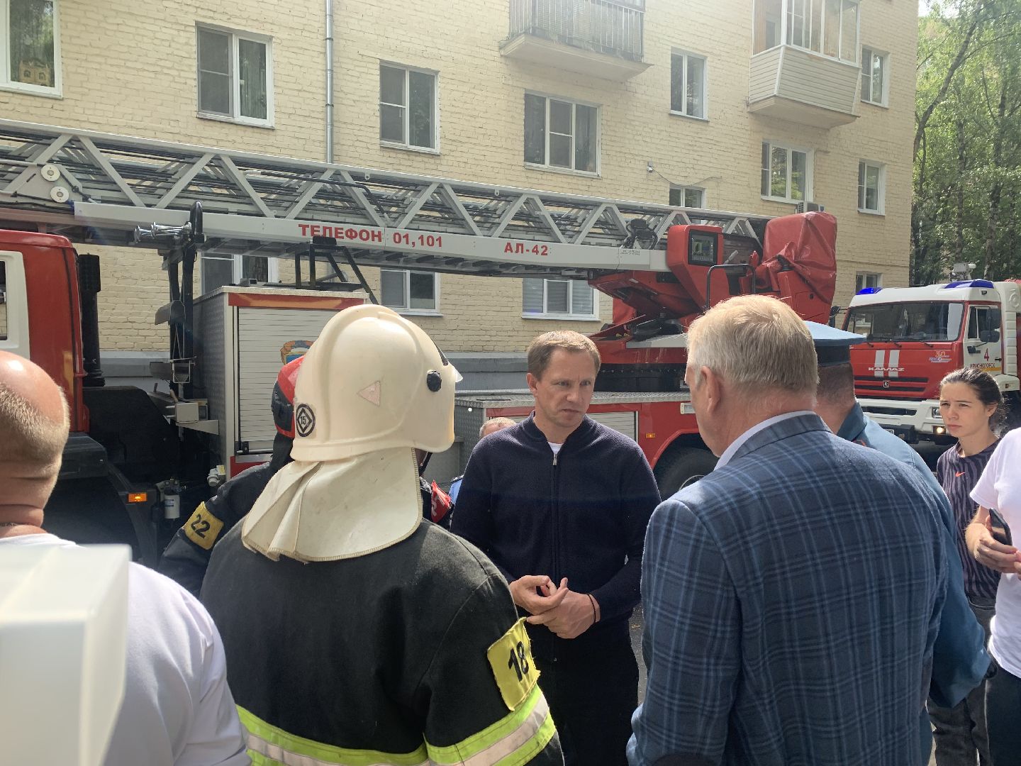 Красногорск, ЧП, глава администрации, пожар,жители