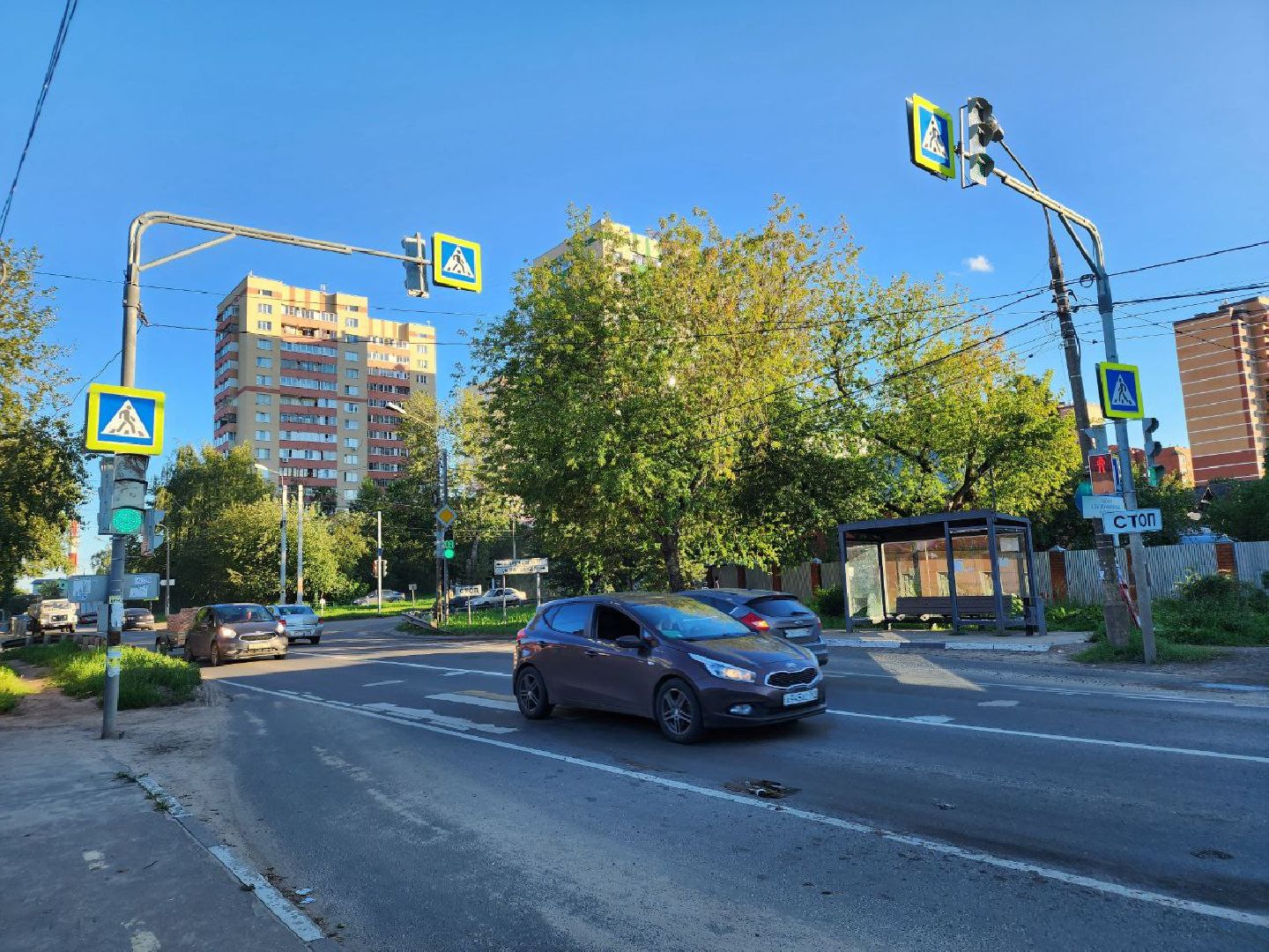 дороги, транспорт, светофор, Лосино-Петровский