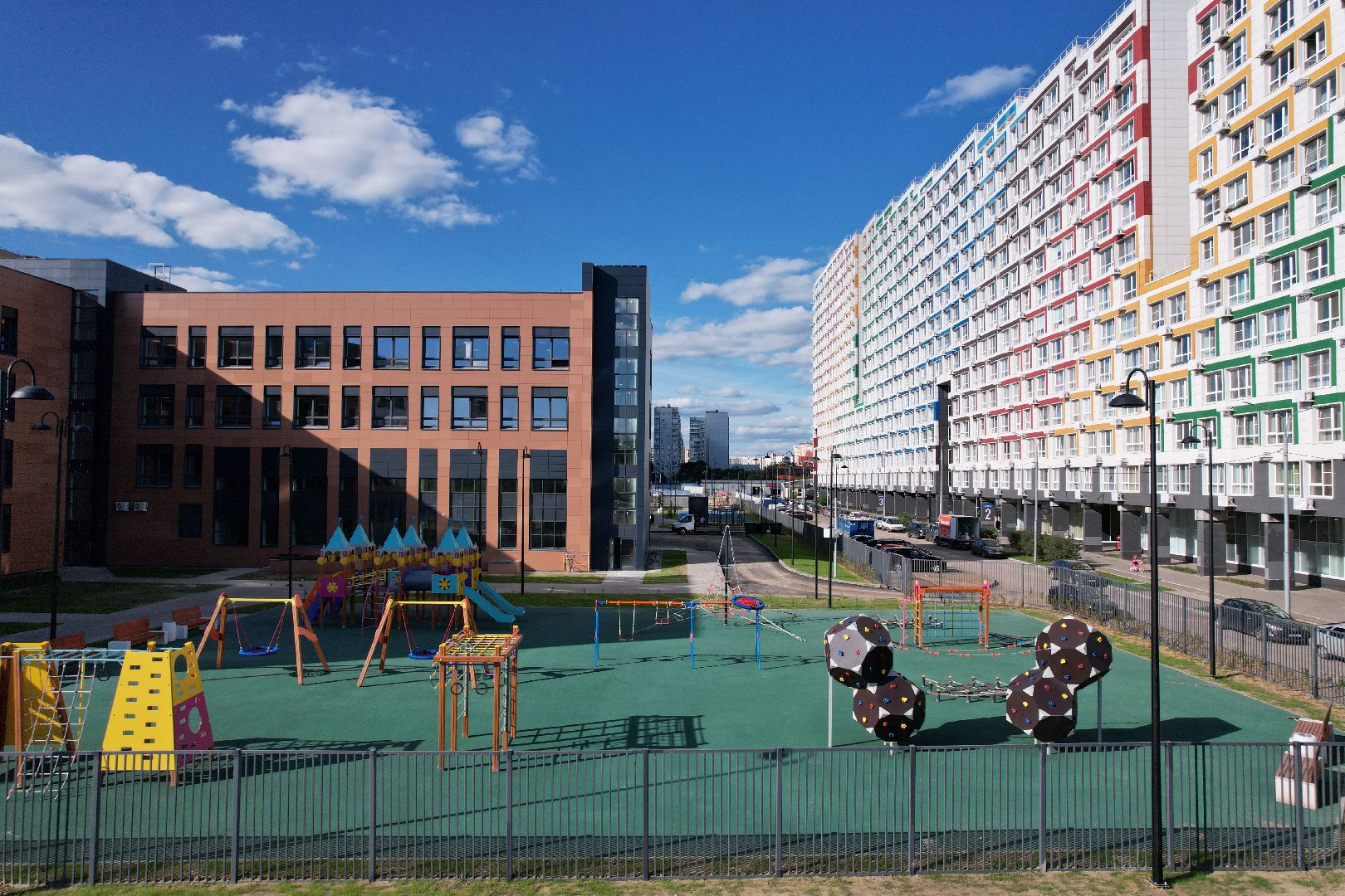 школа, учеба, дети,королёв, видео с коптера,