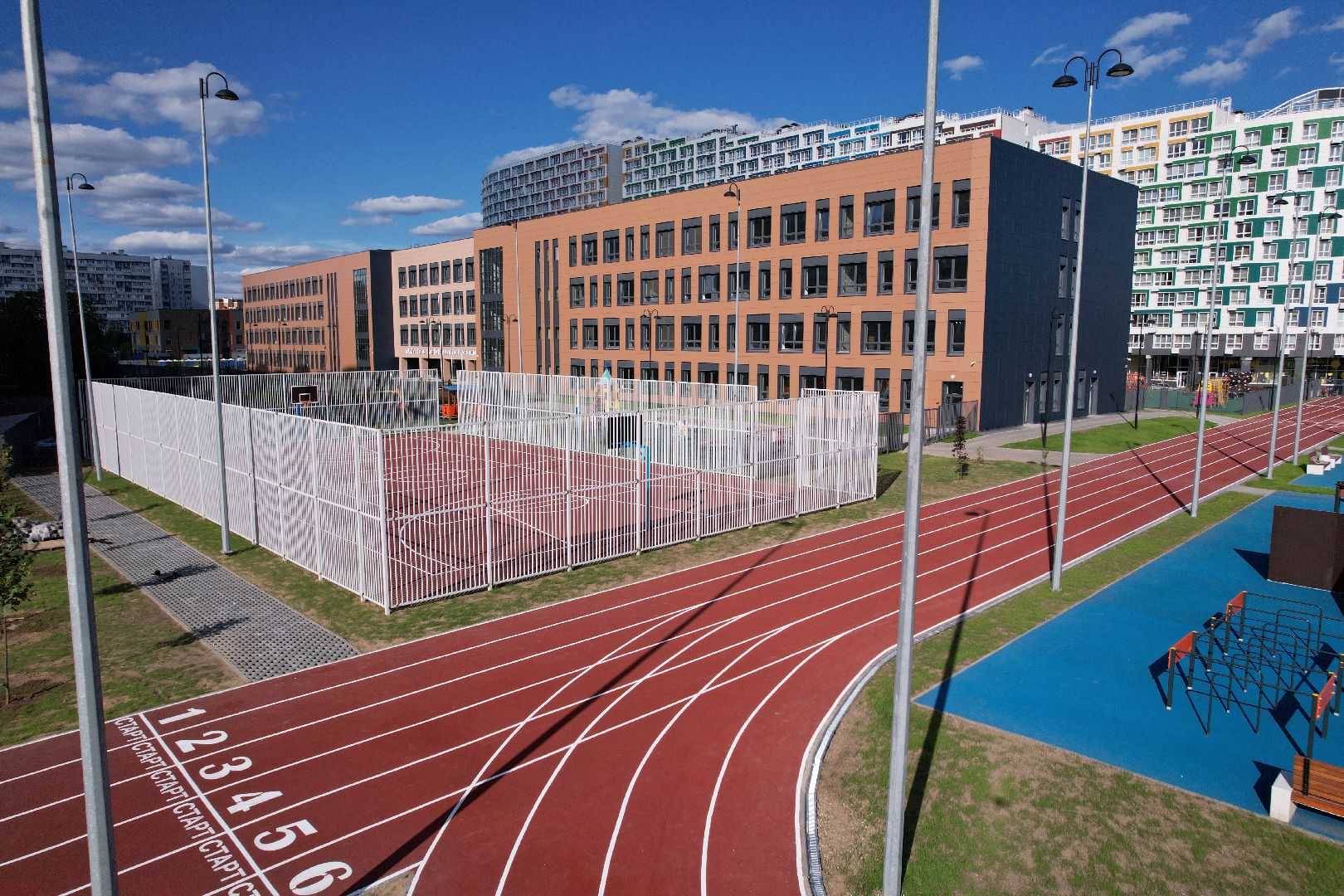 школа, учеба, дети,королёв, видео с коптера,