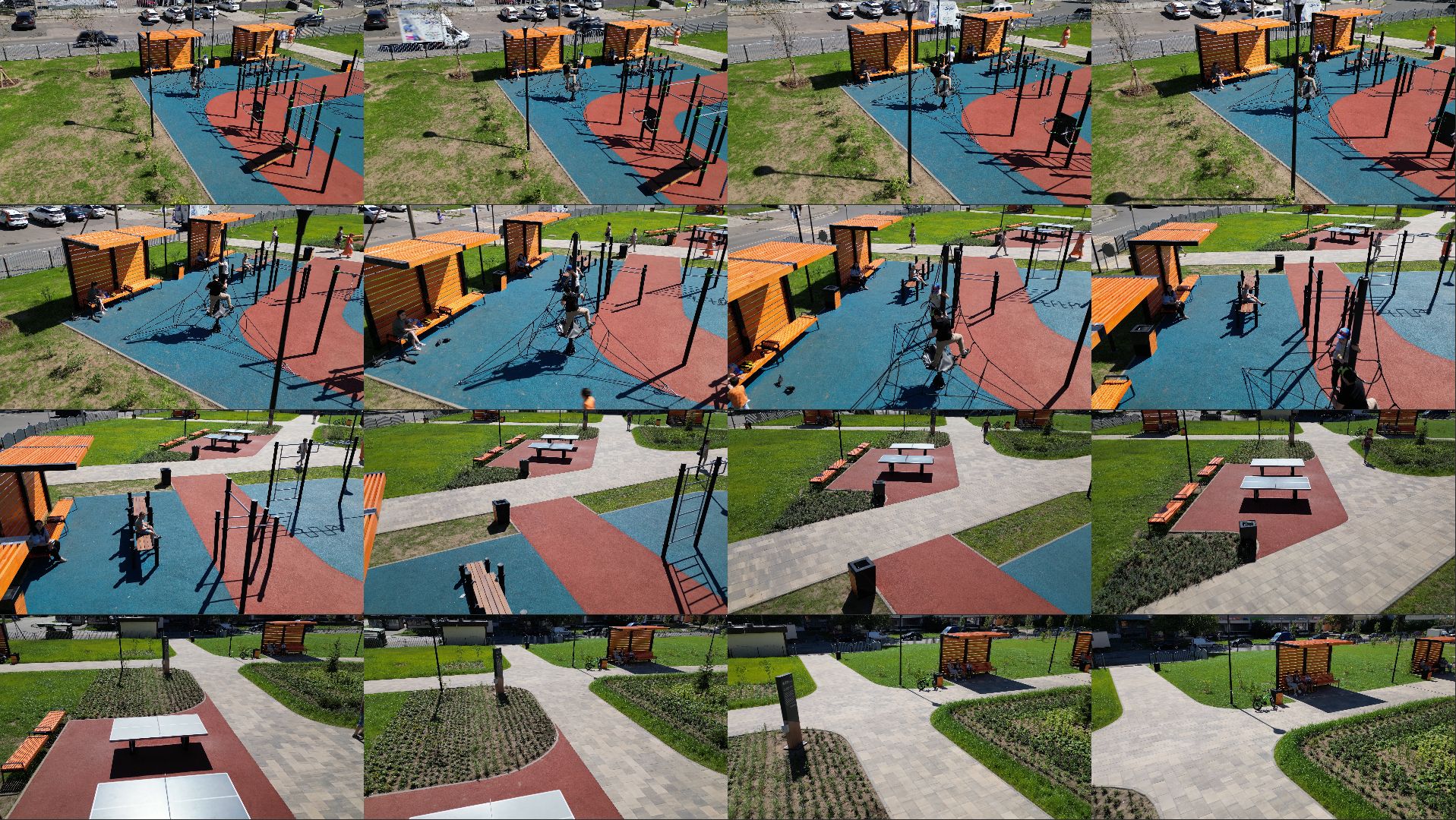 сквер, лыткарино,видео с коптера, дети,