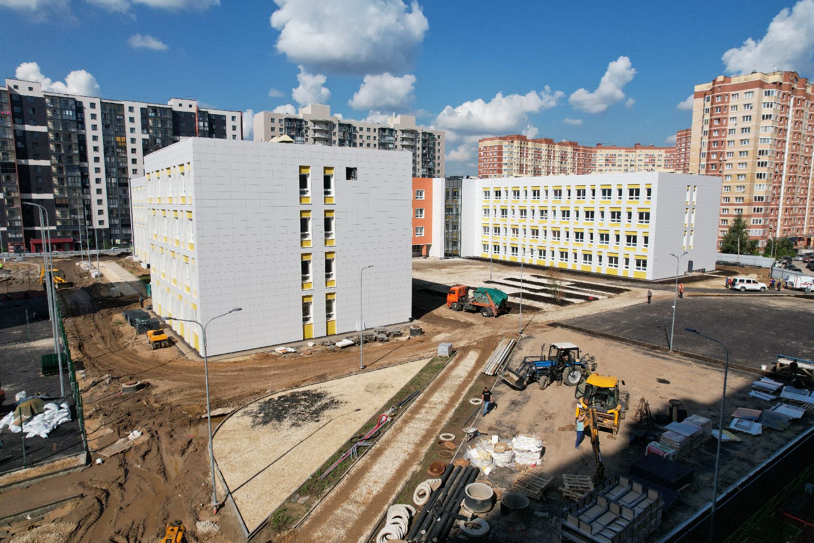 школа, щелково,образование, видео с коптера,