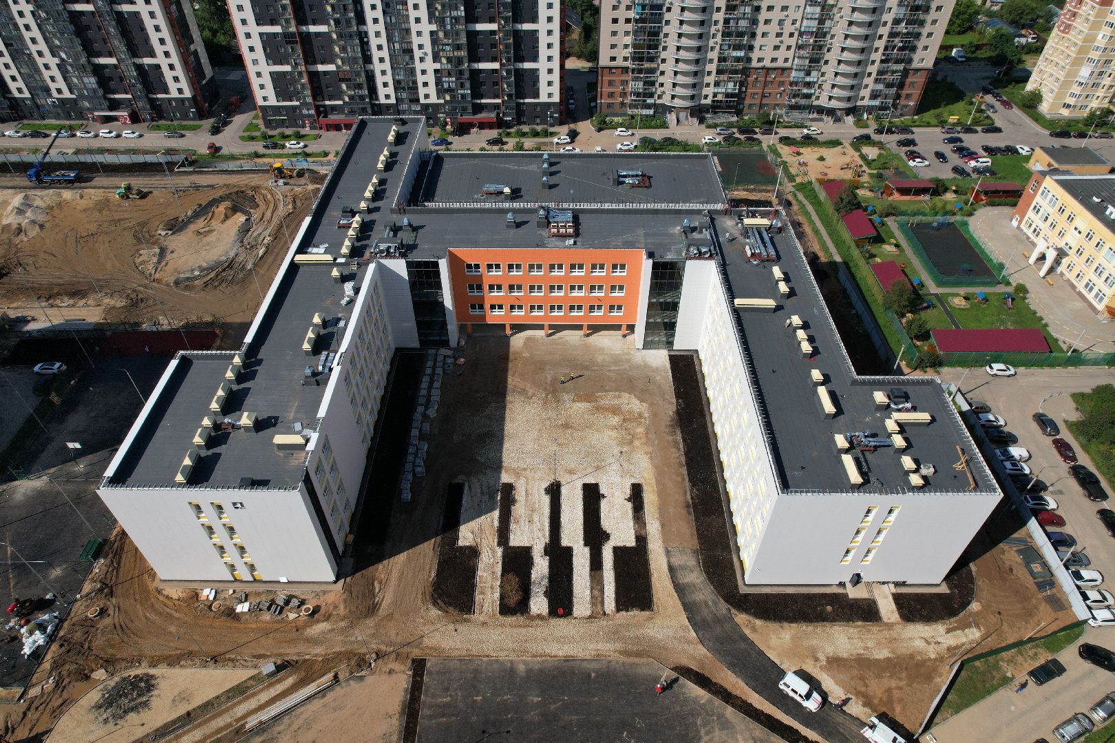 школа, щелково,образование, видео с коптера,