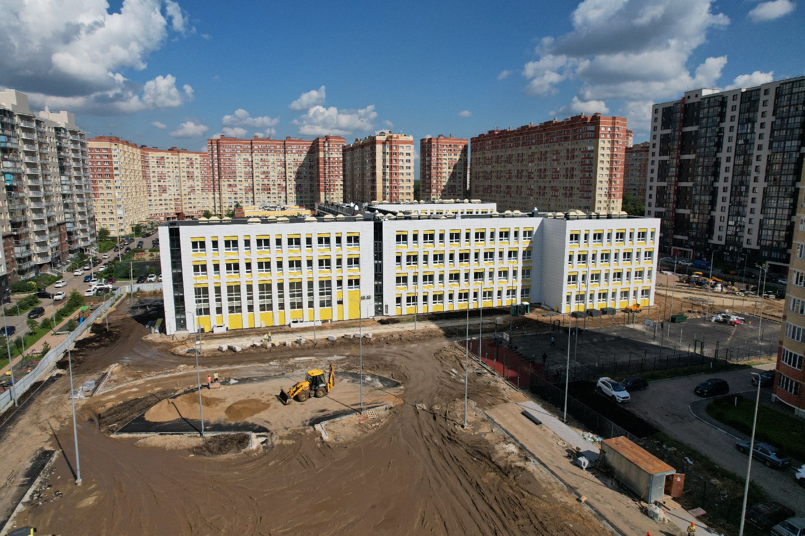 школа, щелково,образование, видео с коптера,