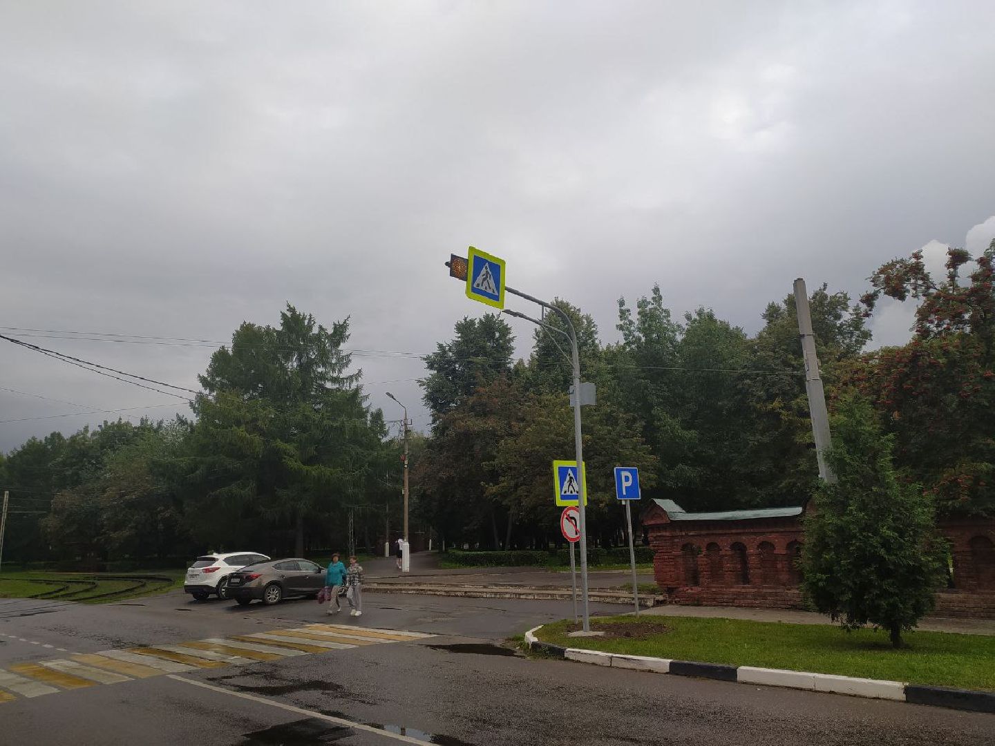 Коломна, дороги, лежачие полицейские, светофор