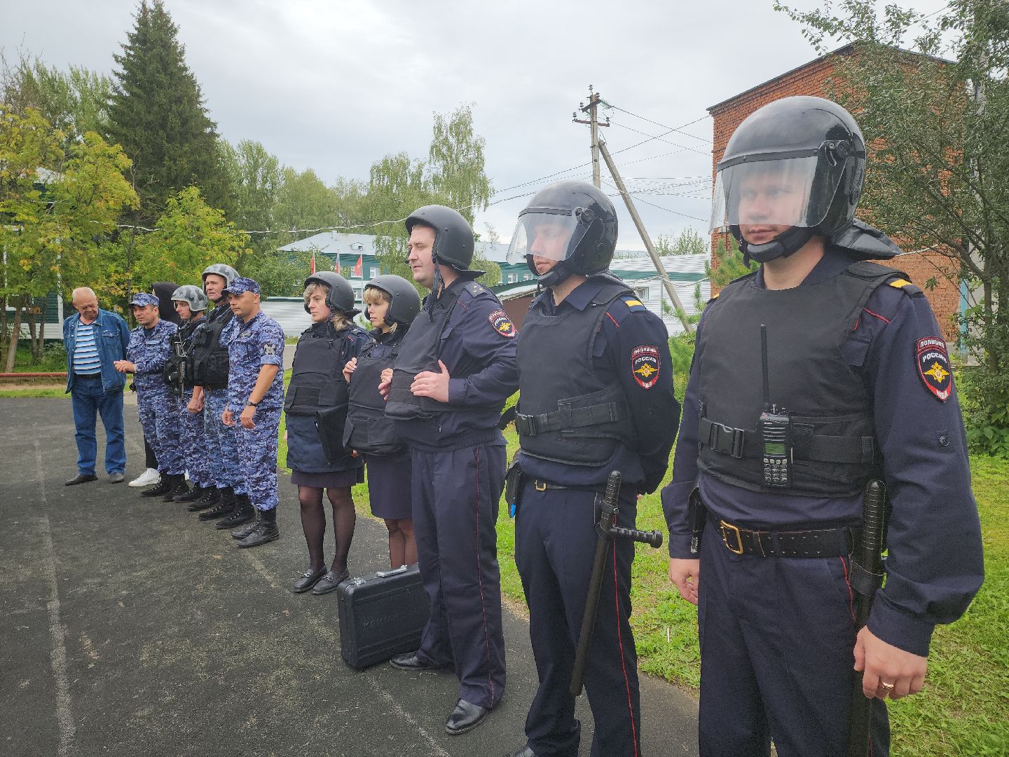 Кашира, спешкола, тренировка, учения, Росгвардия