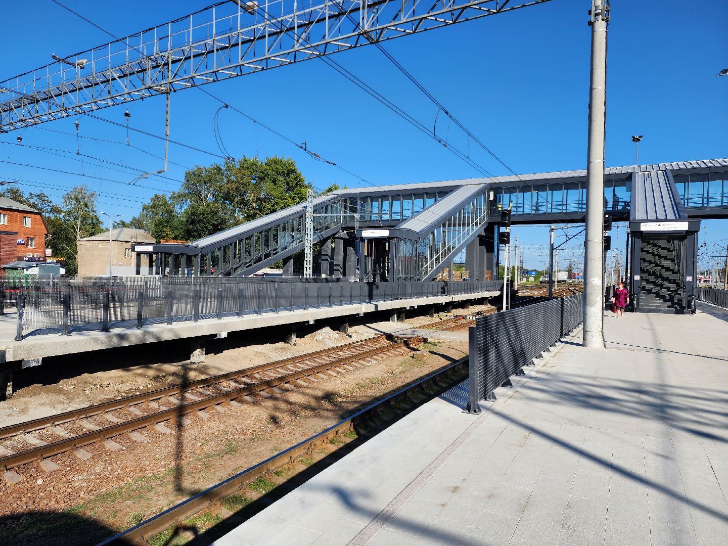 Раменское, транспорт, МЦД-3, на мосту у платформы Ипподром запустили пассажирские лифты