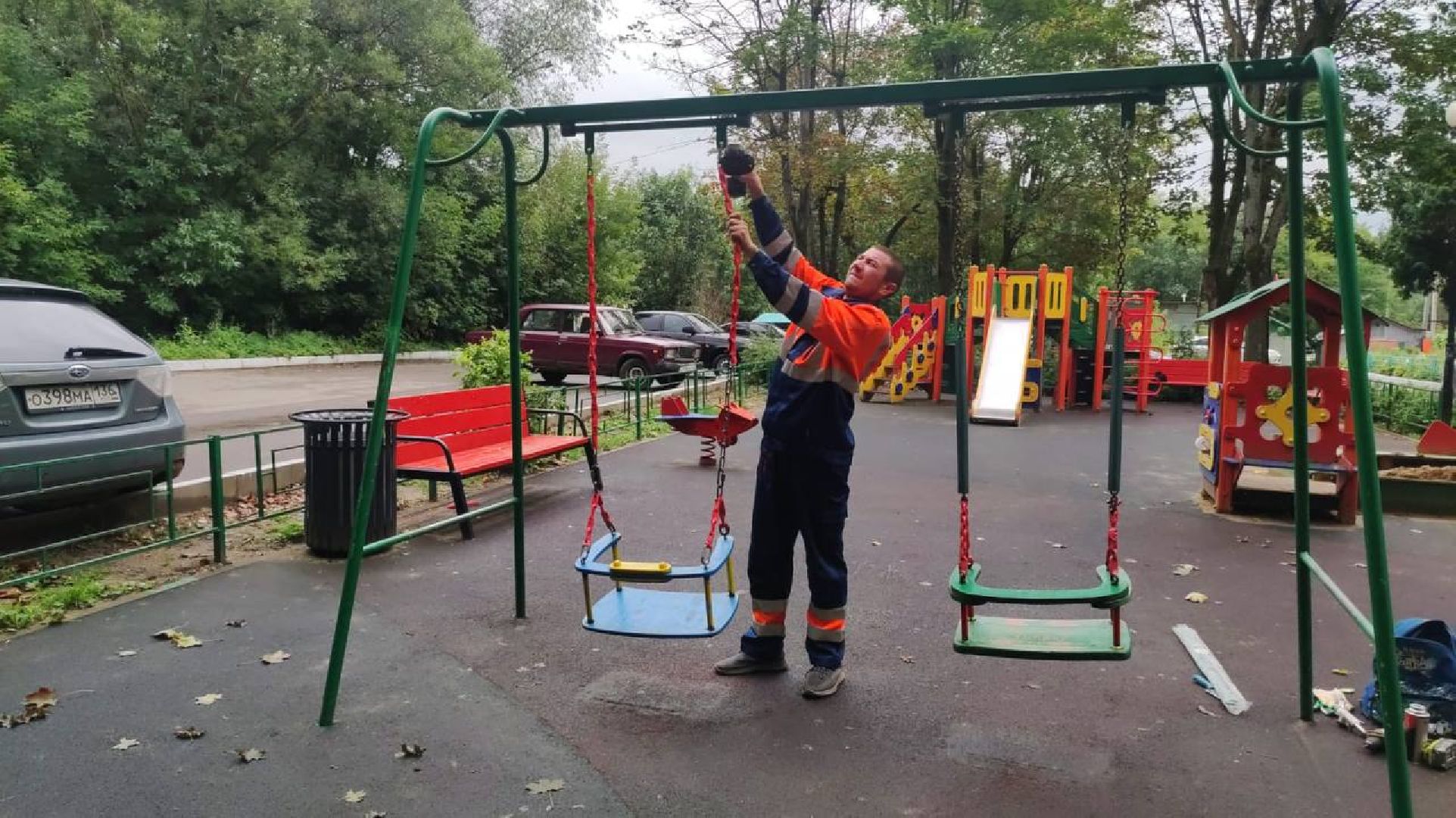 детская игровая площадка,