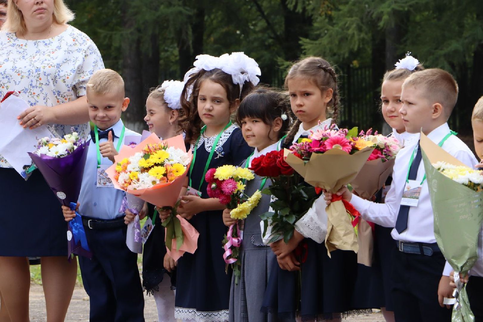 Серебряные Пруды, первоклассники, 1 сентября, образование