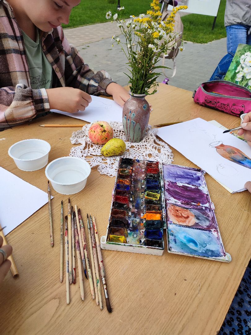 #пленэр, #искусство, #паркпобеды, #рисуемнаприроде, #талдом