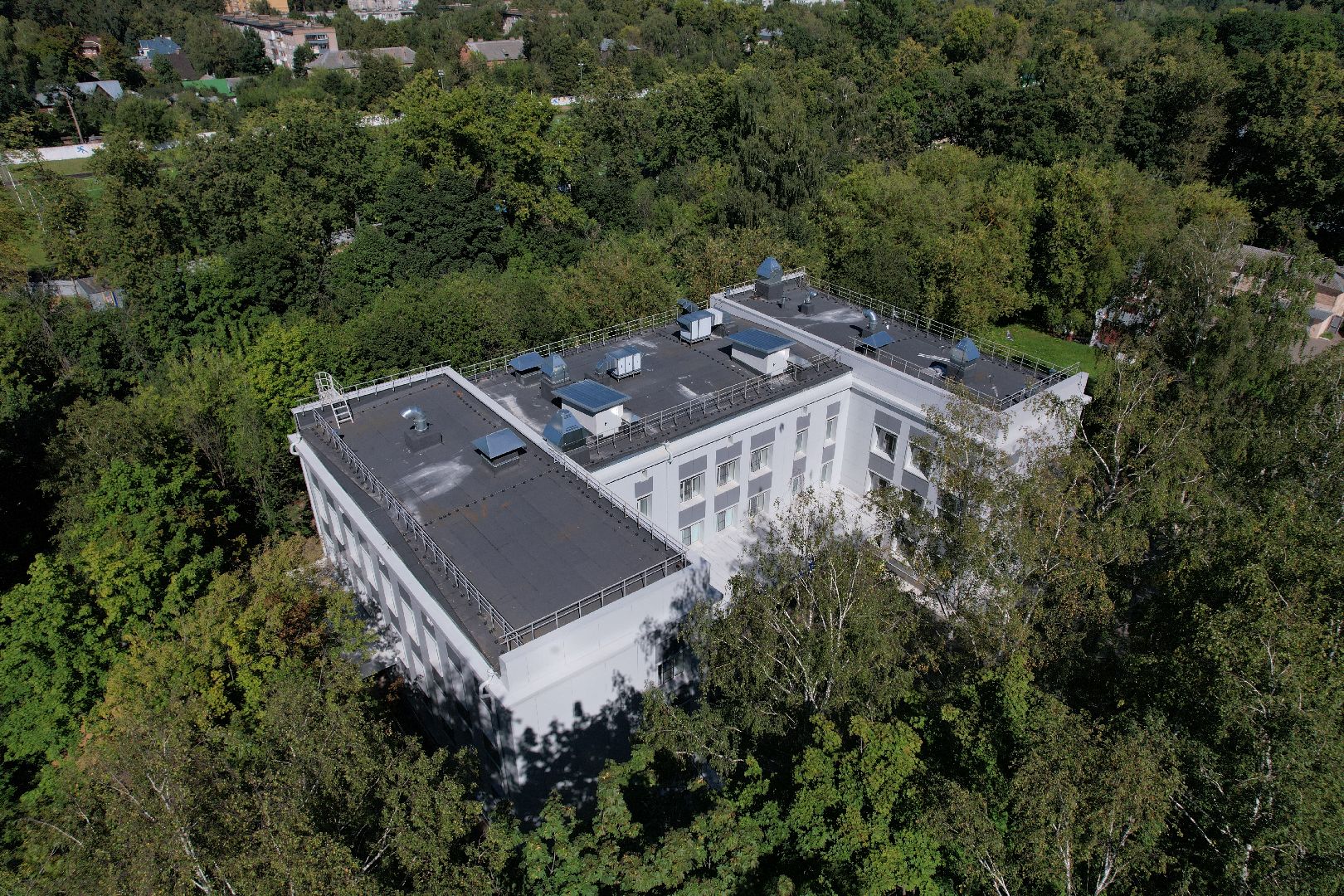 поликлиника, здоровье,медицина, видео с коптера,