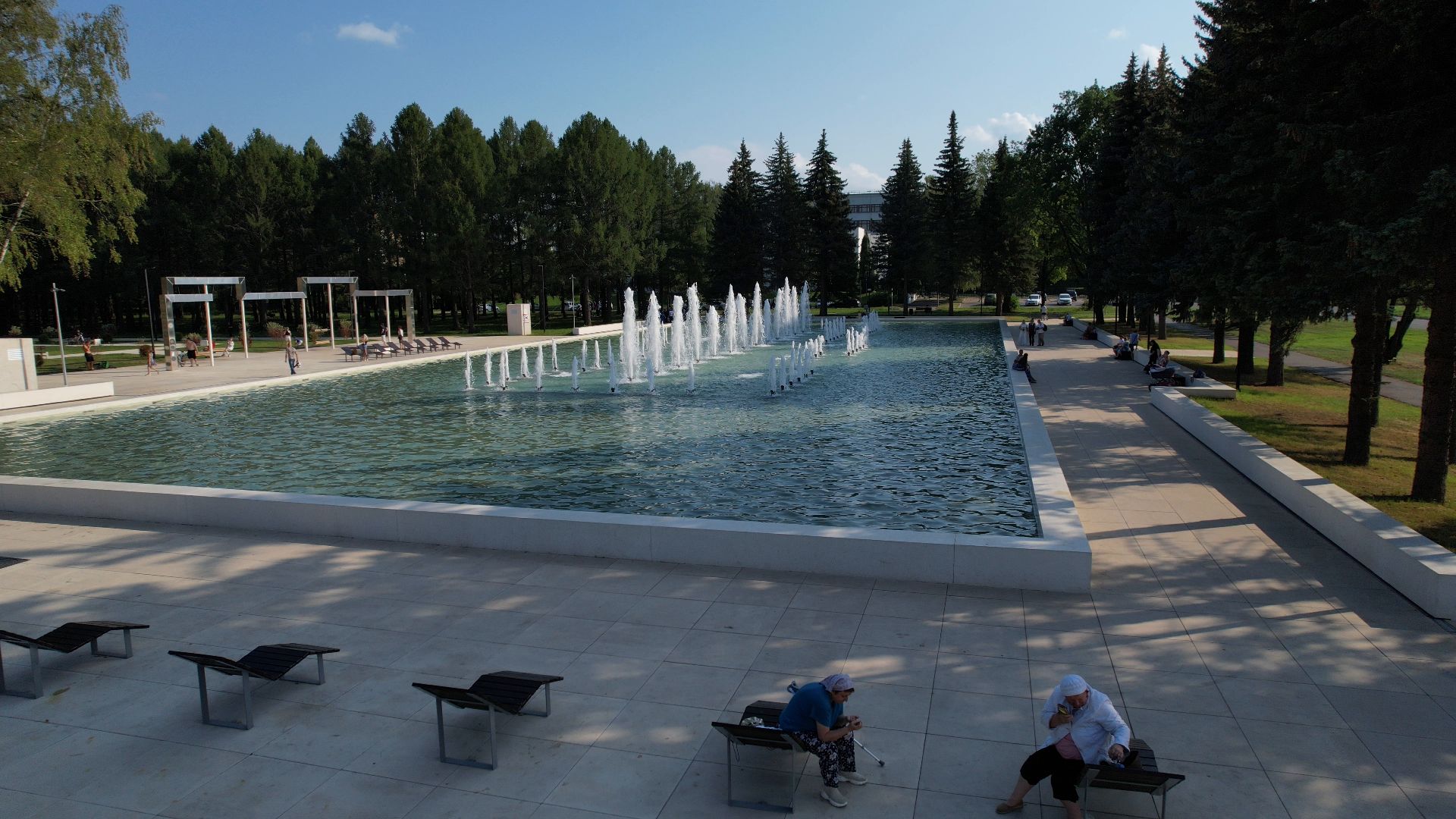 фонтан, пущино,туризм, видео с коптера,