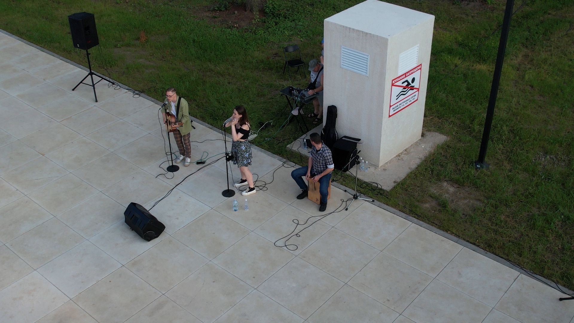 фонтан, пущино,туризм, видео с коптера,