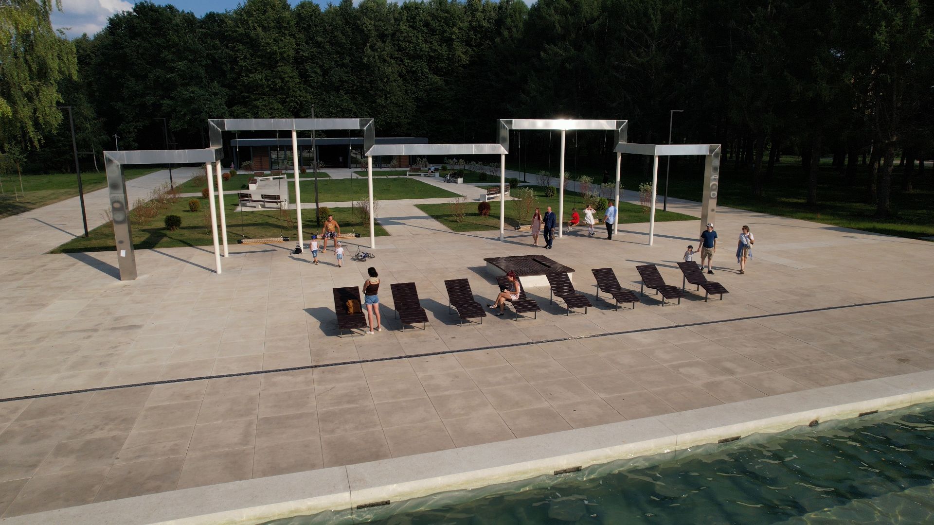 фонтан, пущино,туризм, видео с коптера,