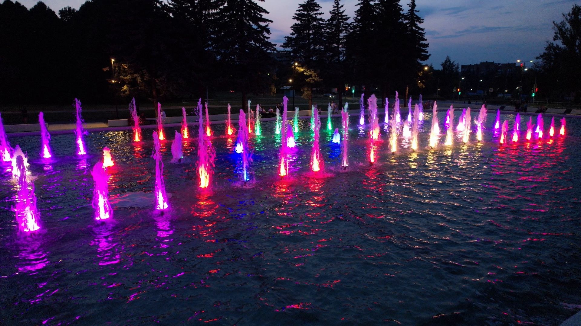 фонтан, пущино,туризм, видео с коптера,