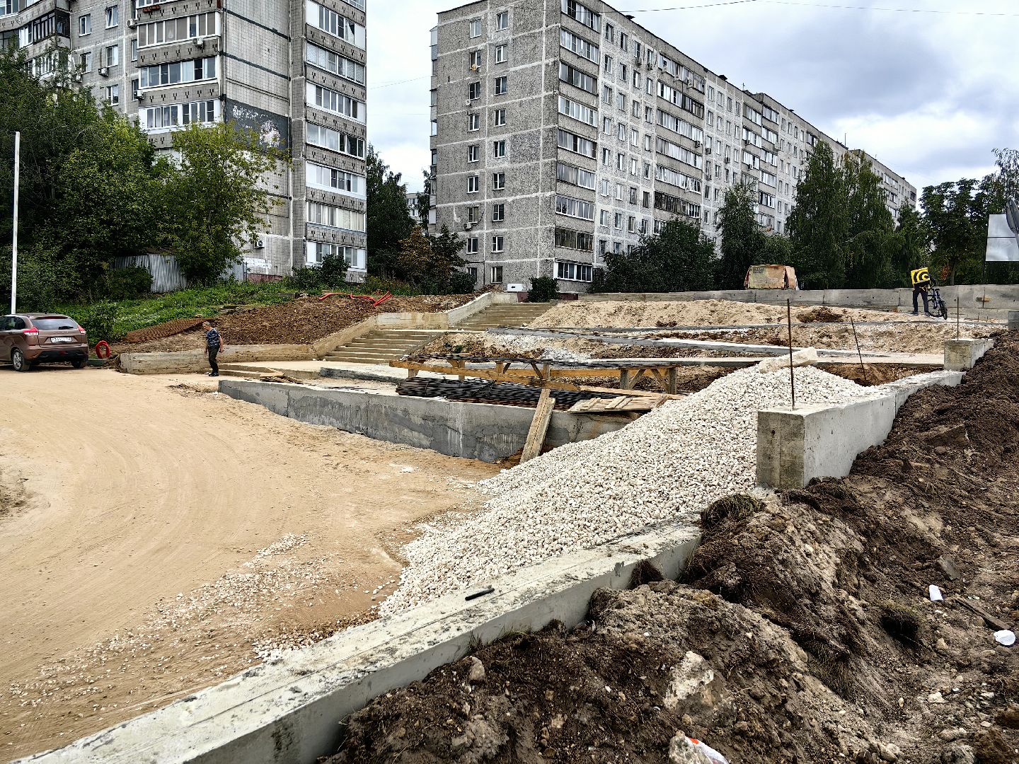 Проспект, комфорт, ремонт, лестница, сквер