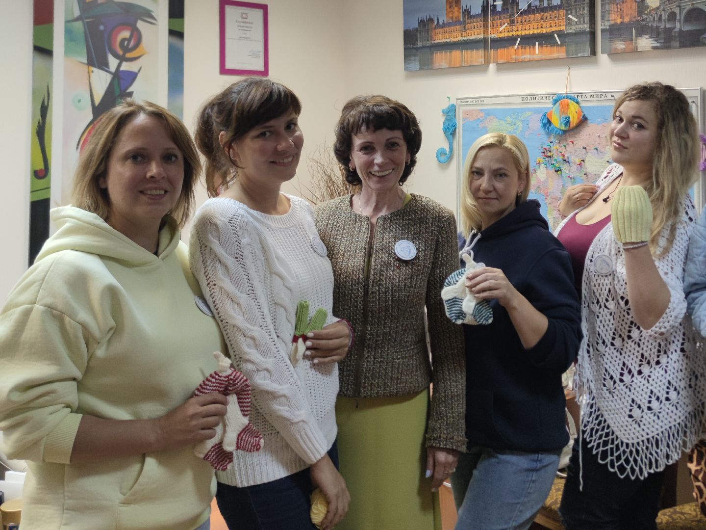 Вязание для недоношенных, благотворительность, 28 петель, союз женщин россии, Дубна