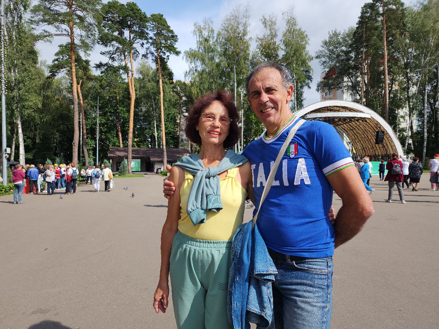 Активное долголетие, Зарядка долголетов, Центральный парк, Ногинск, Богородский городской округ