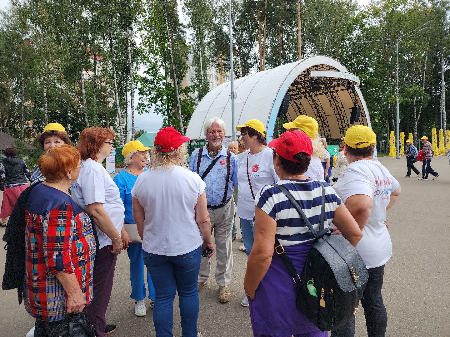 Активное долголетие, Зарядка долголетов, Центральный парк, Ногинск, Богородский городской округ