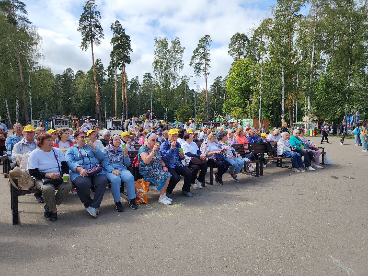 Активное долголетие, Зарядка долголетов, Центральный парк, Ногинск, Богородский городской округ