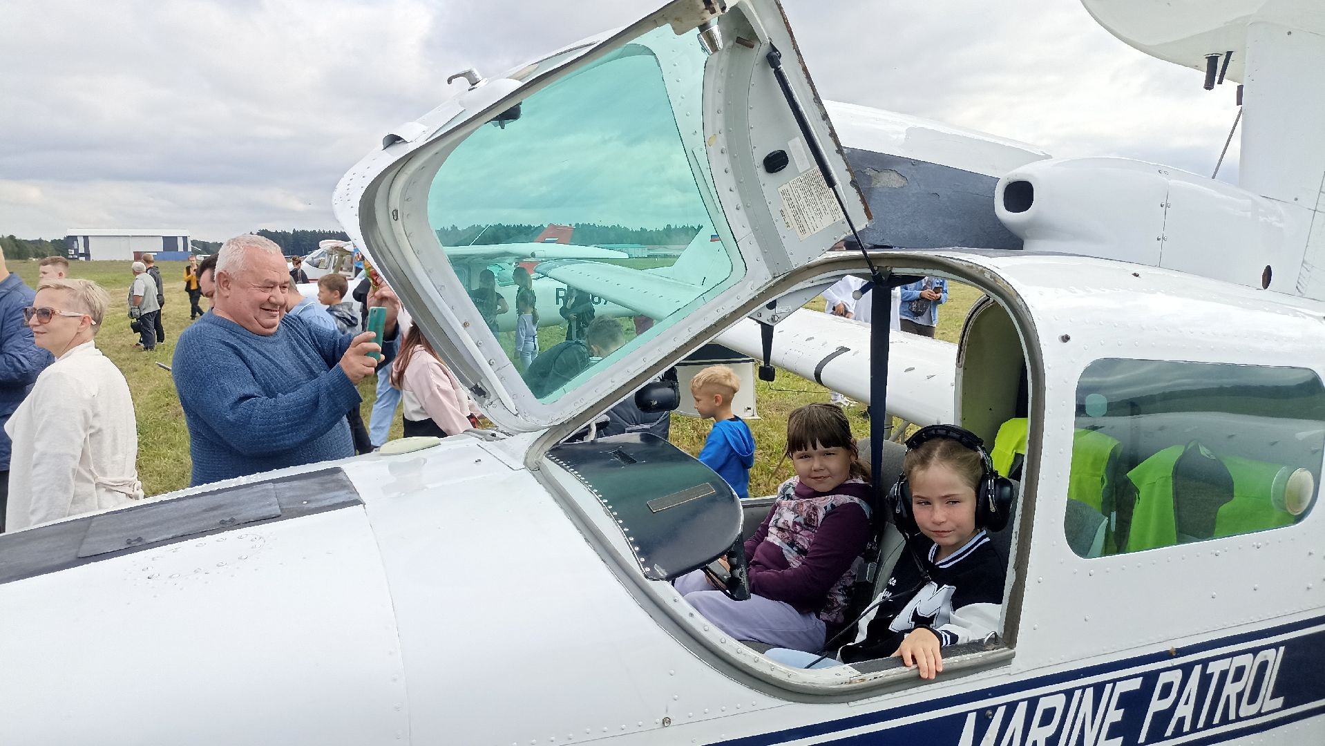 Серпухов, Подмосковье, аэродром, президентский грант, самолеты