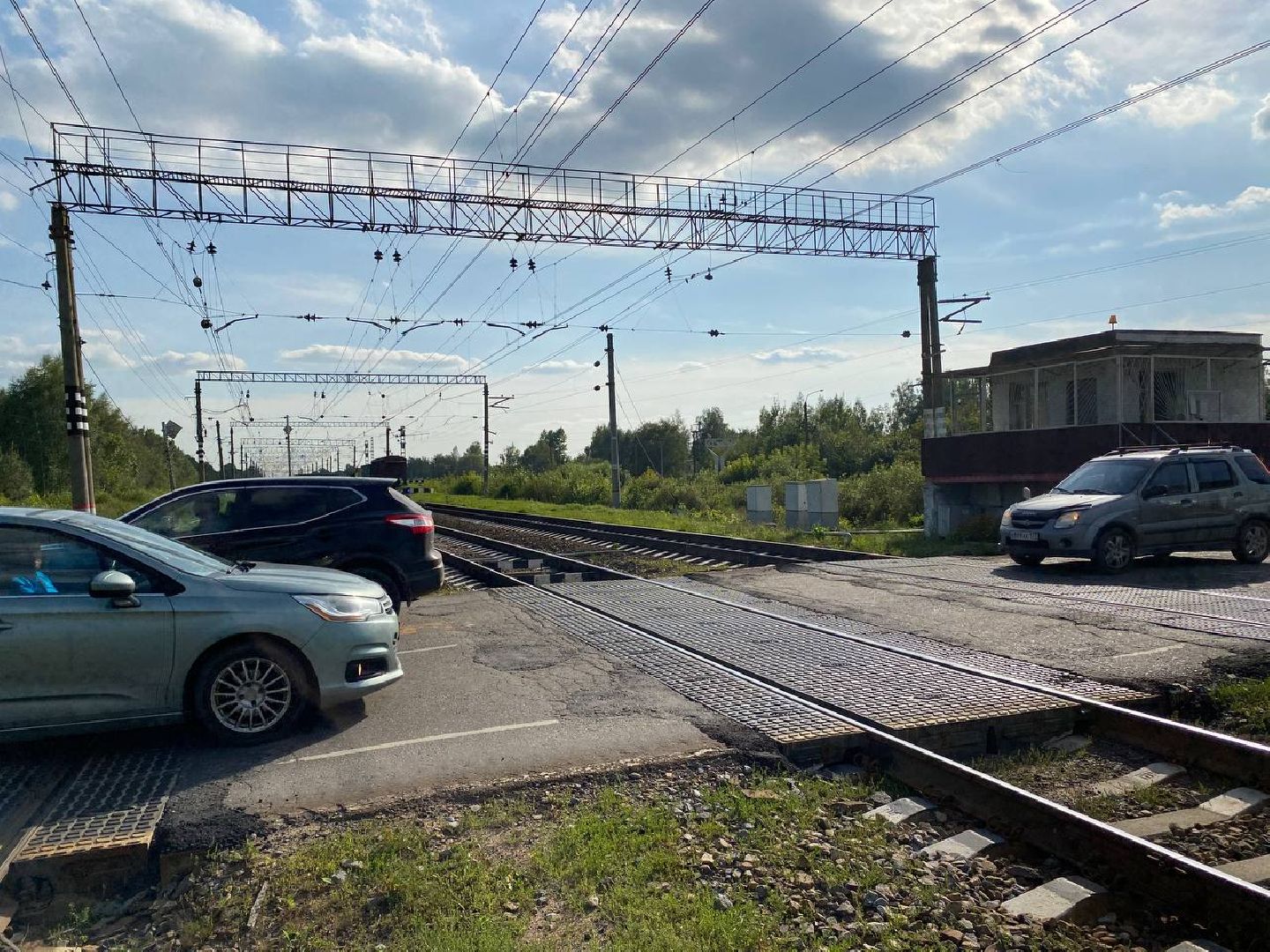 Чехов, дороги, железнодорожный переезд, ремонт дорог