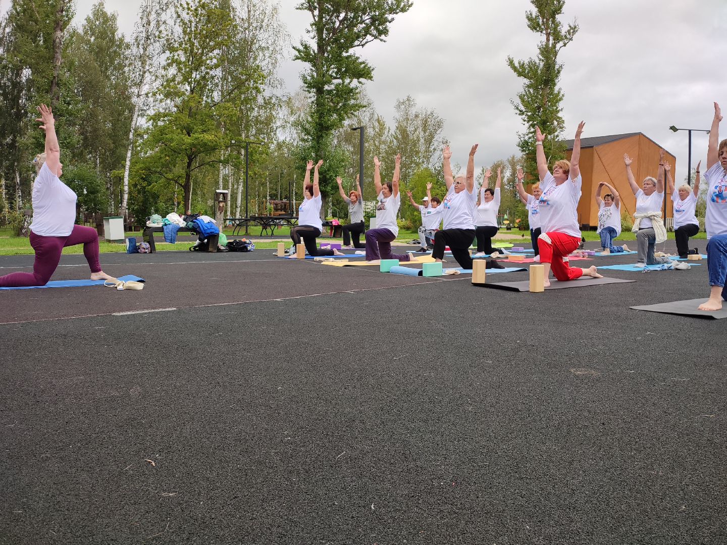 #йога, #активноедолголетие, #потягушки, #скандинавскаяходьба, #настольныйтеннис