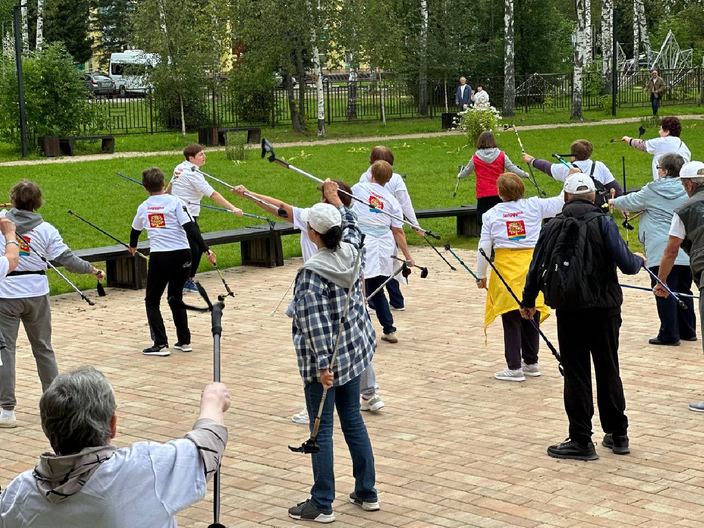 #йога, #активноедолголетие, #потягушки, #скандинавскаяходьба, #настольныйтеннис