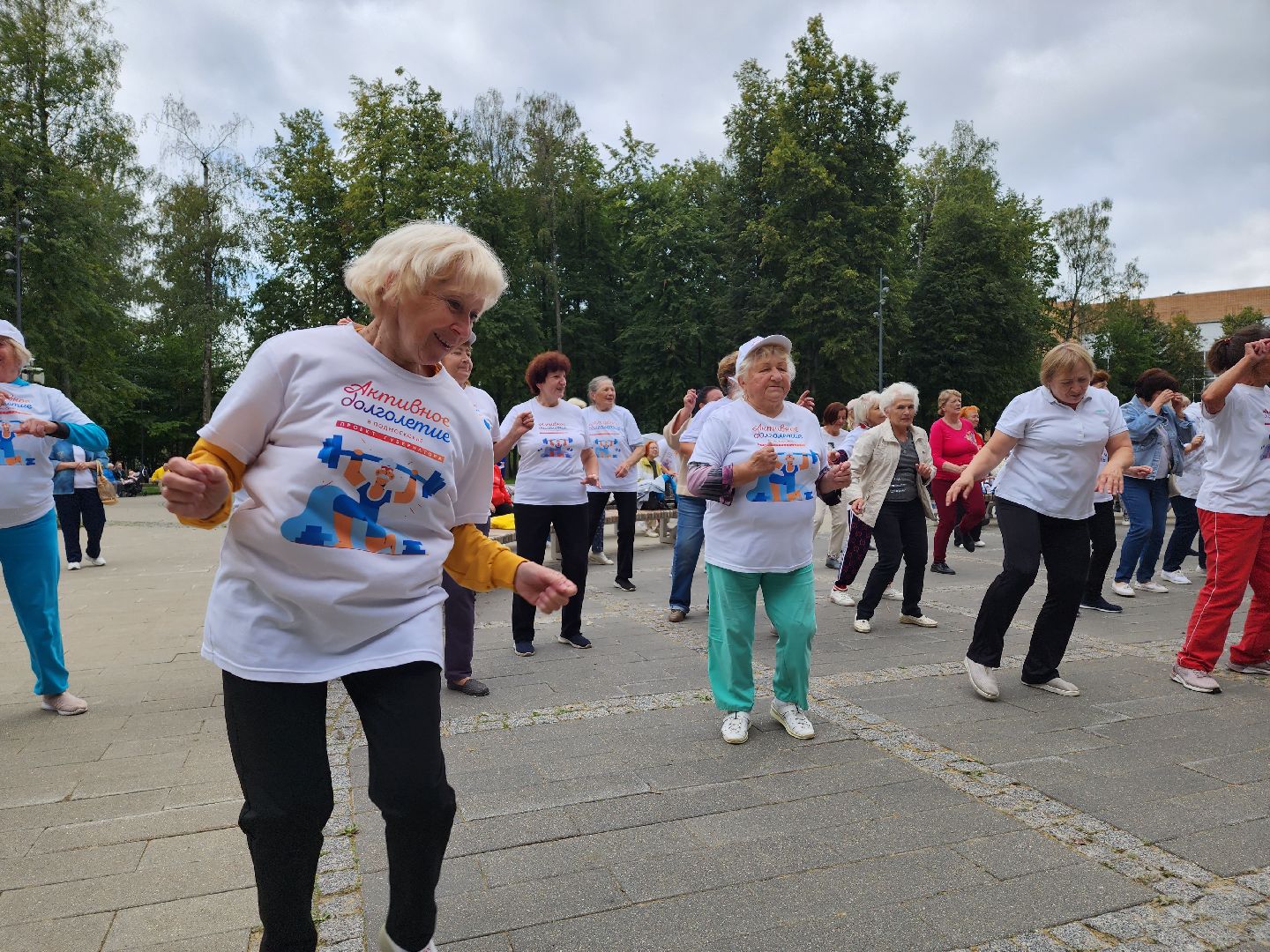 активное долголетие, танцы, коломна, егорьевск, Кривякино, зарядка долголетов,