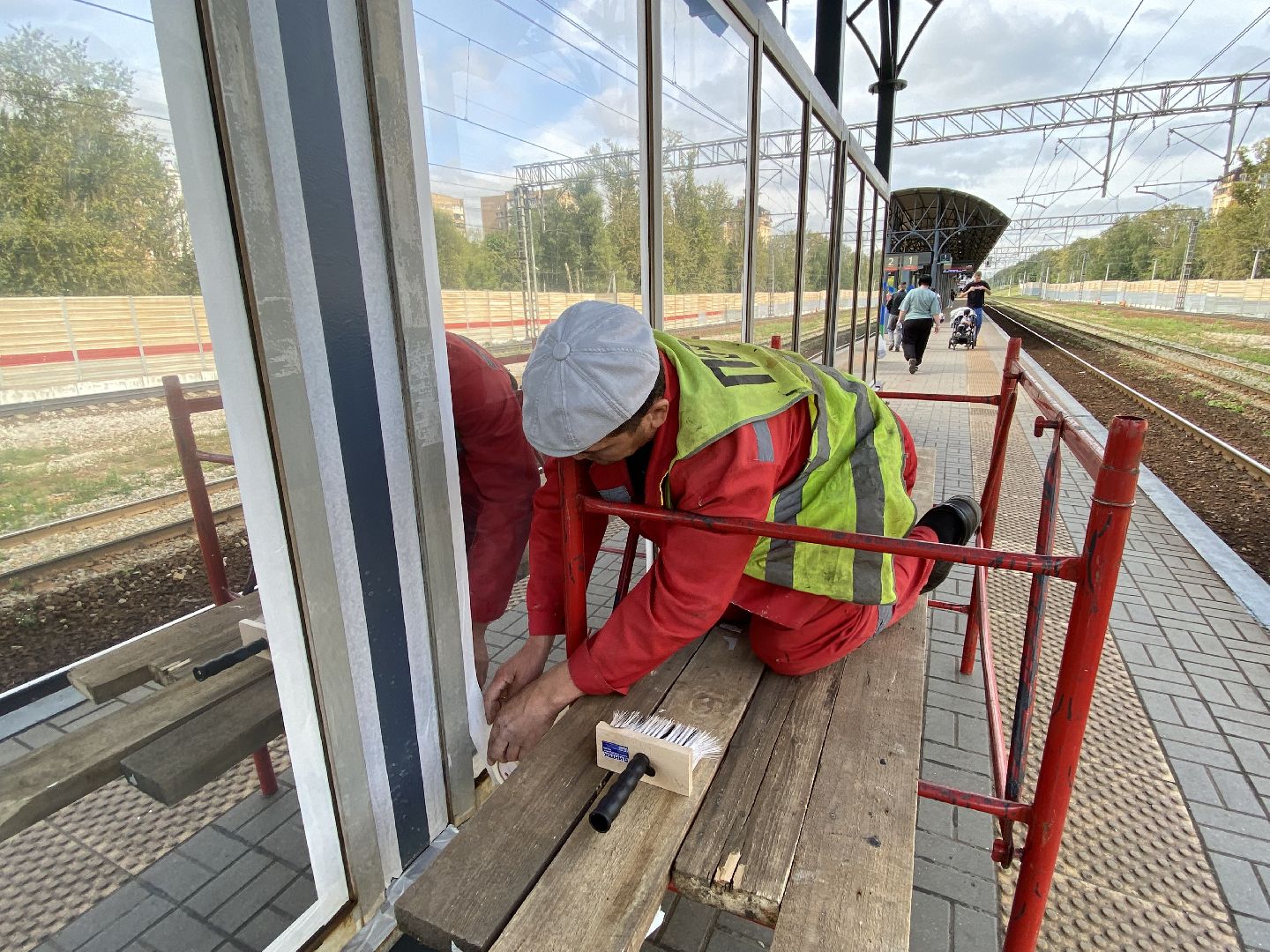 Балашиха, станция Кучино, МЦД-4, реконструкция, Благоустройство