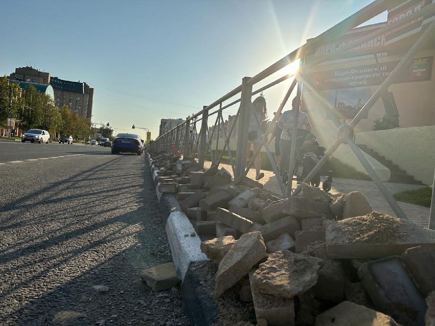 Наружное освещение в Наро-Фоминске, опоры уличного освещения, светлый город, наро-фоминск,