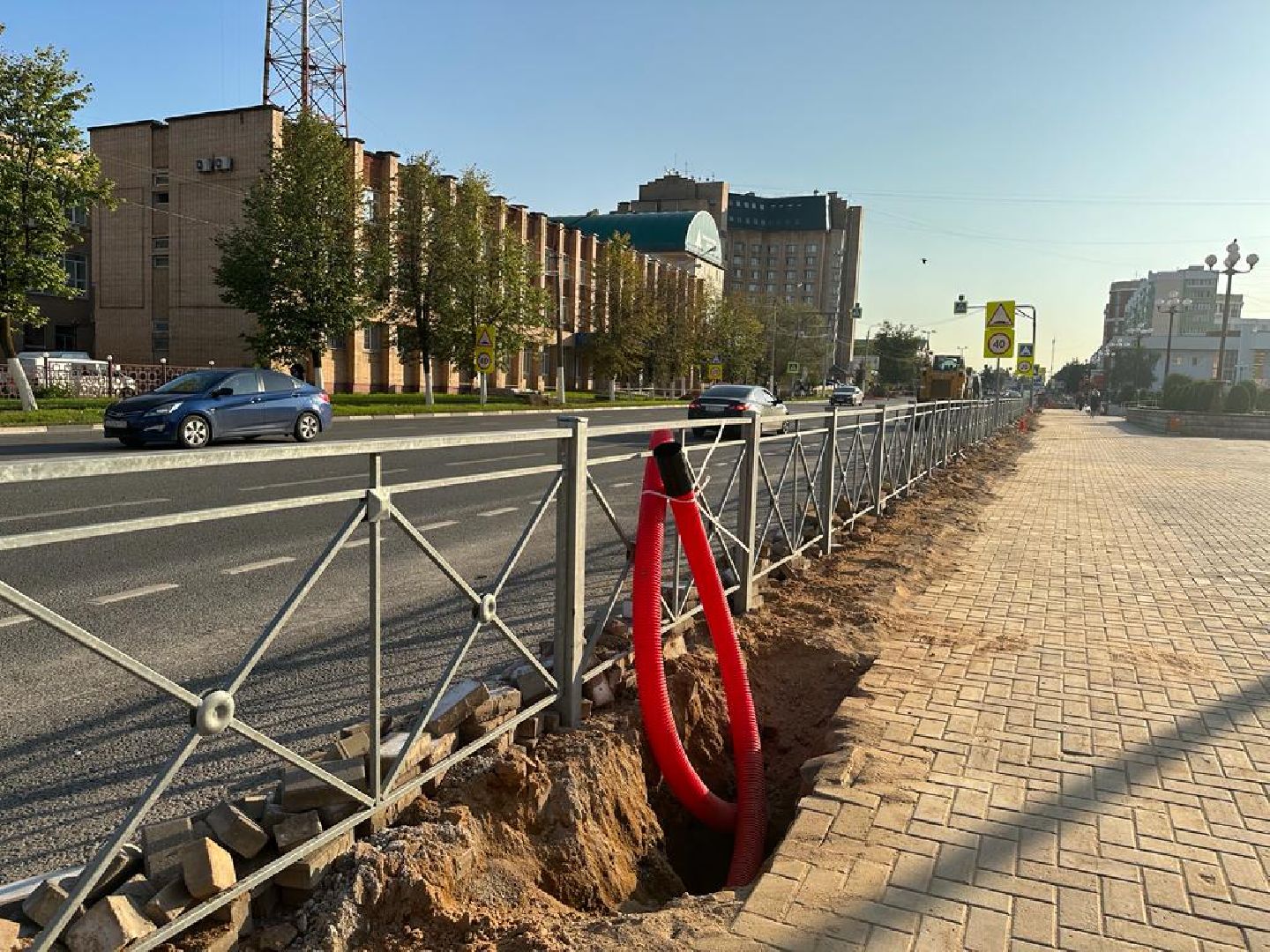 Наружное освещение в Наро-Фоминске, опоры уличного освещения, светлый город, наро-фоминск,