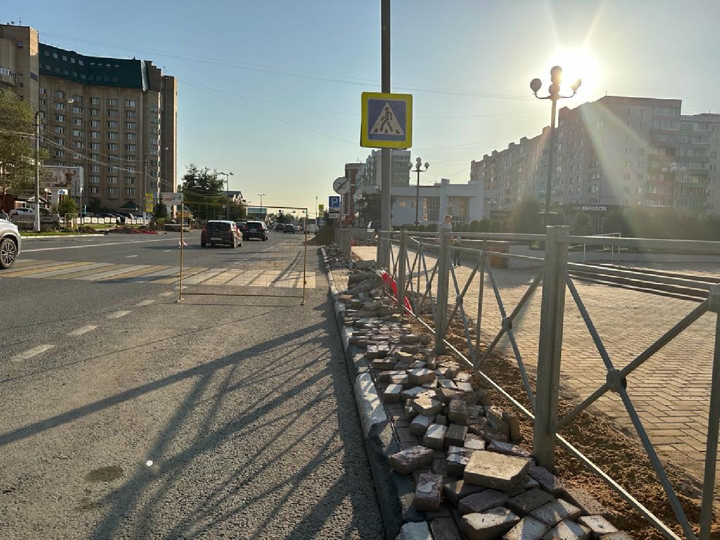 Наружное освещение в Наро-Фоминске, опоры уличного освещения, светлый город, наро-фоминск,